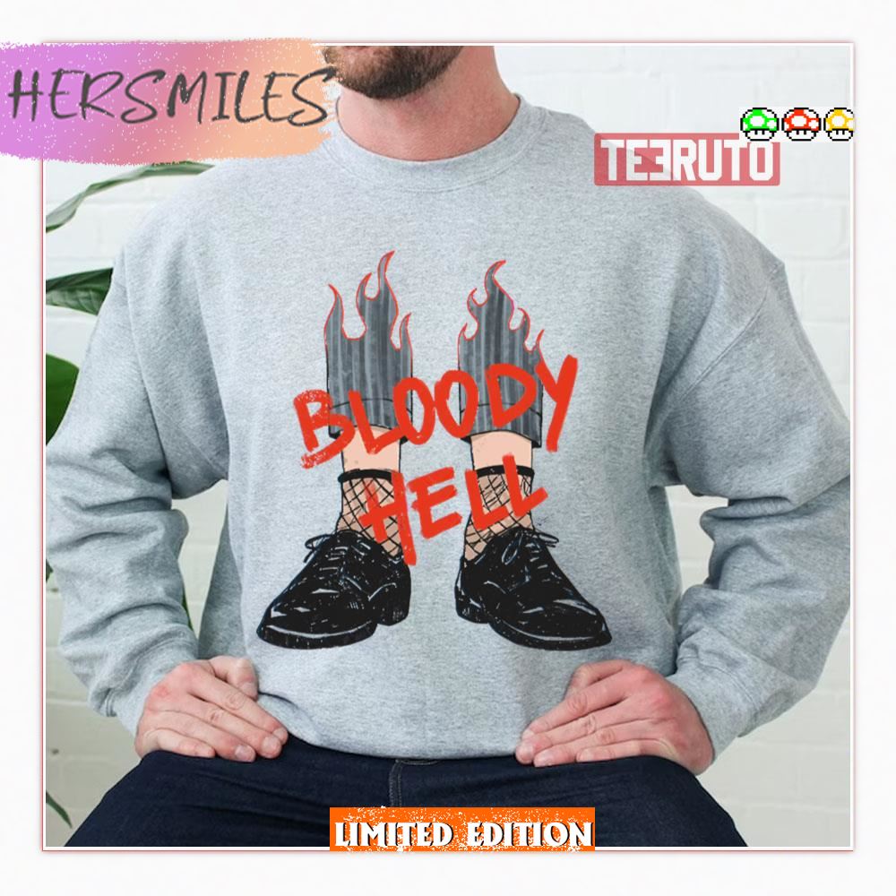 Bloody Hell Good Omens Funny Sweatshirt