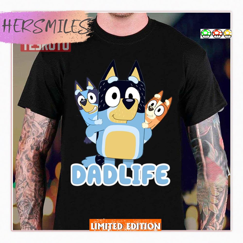 Bluey Kids Dad Life Shirt