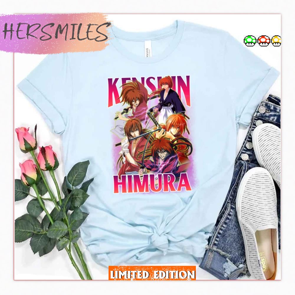 Bootleg Anime Kenshin Himura Rurouni Kenshin Shirt