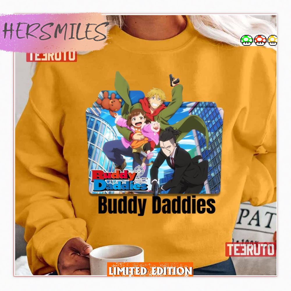 Buddy Daddies Anime Funny Anime Shirt