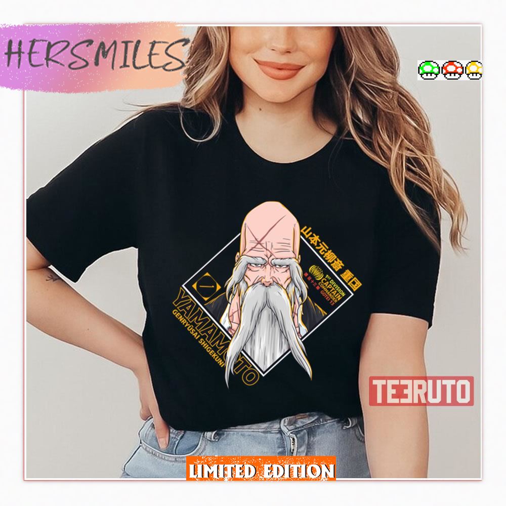 Captain Commander Yamamoto Anime Bleach Shirt