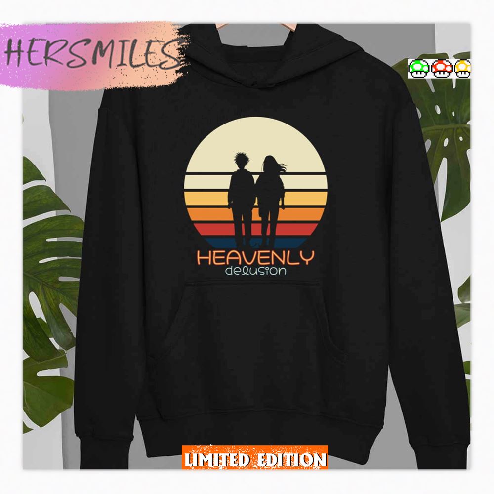 Character Kiruko And Maru In Vintage Sunset Heavenly Delusion Tengoku Daimakyou Anime Shirt