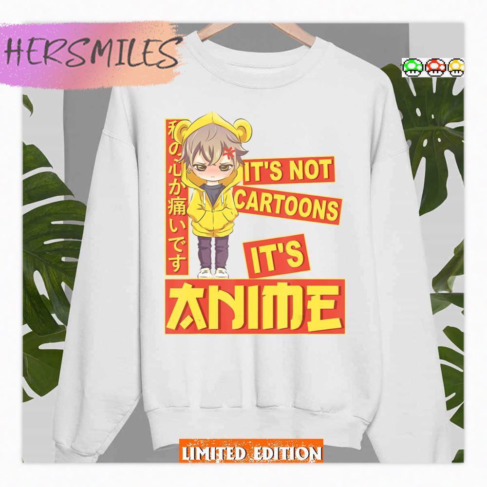 Chibi Anime Cartoon Retro Fun Matching Art Vintage It's Not Cartoons It's Anime Shirt Chibi Anime Cartoon Retro Fun Matching Art Vintage It's Not Cartoons It's Anime Shirt