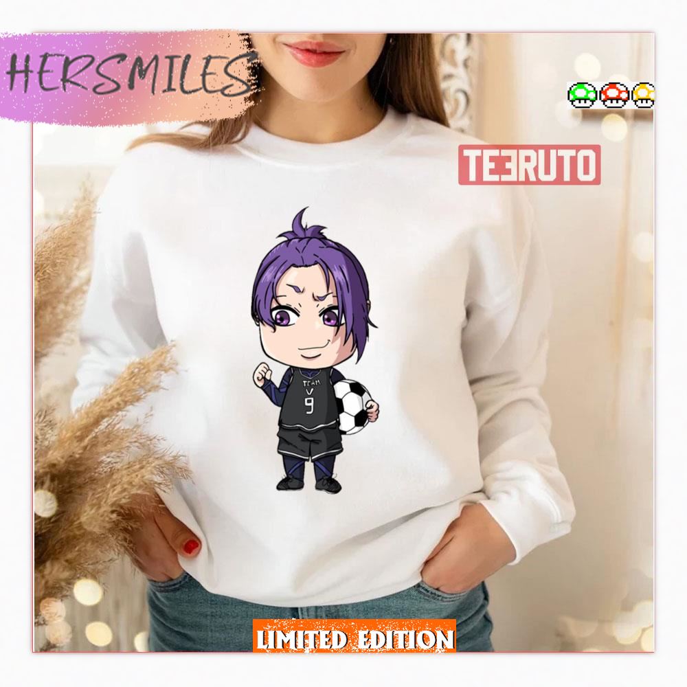 Chibi Blue Lock Character Reo Mikage Shirt Chibi Blue Lock Character Reo Mikage Shirt