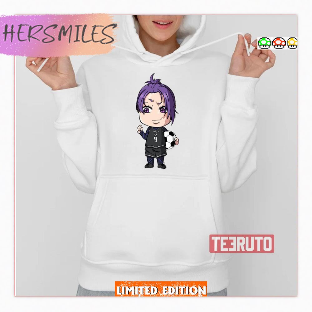 Chibi Blue Lock Character Reo Mikage Shirt