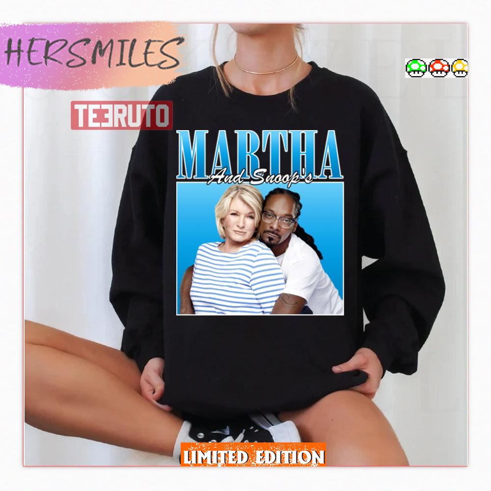 Collage Design Martha Stewart And Snoop Dogg Sweatshirt