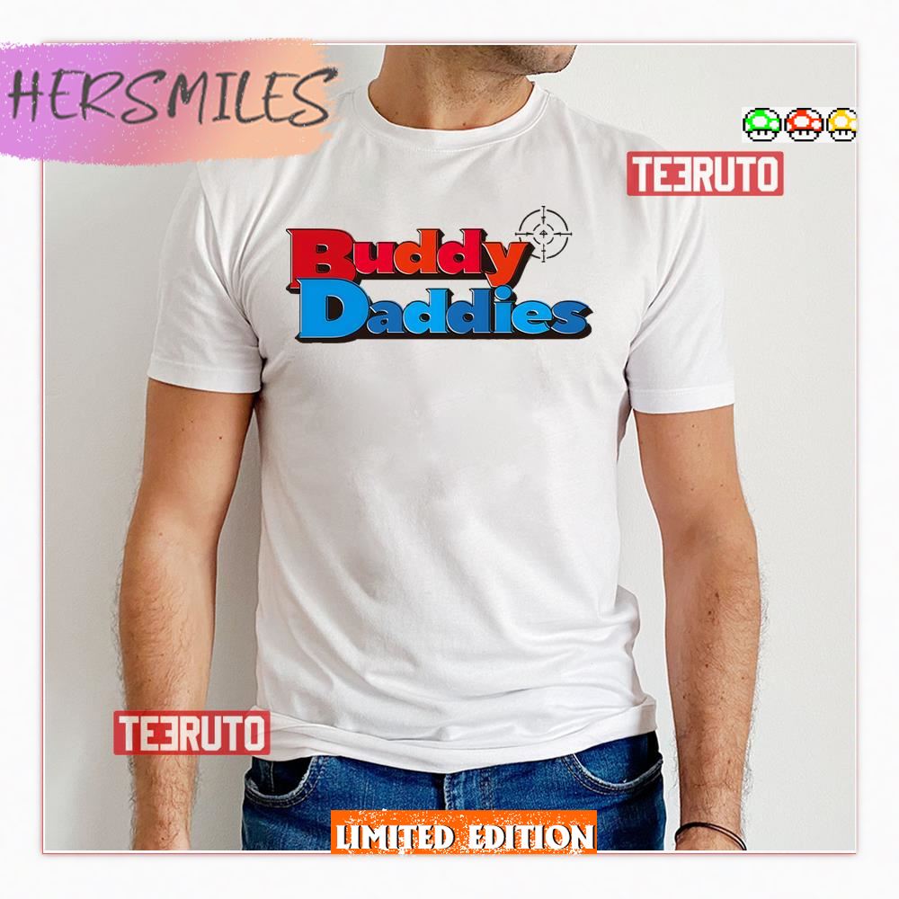 Colored Text Logo Buddy Daddies Shirt