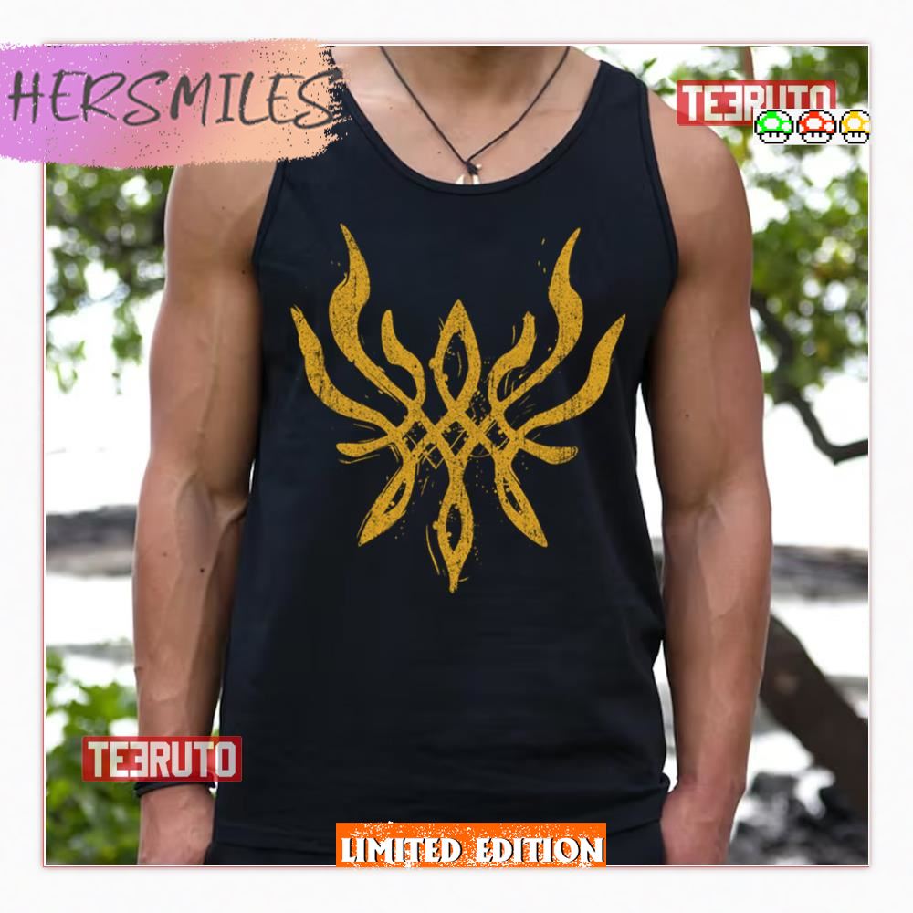 Crest Of Flames Fire Emblem Yellow Tank Top