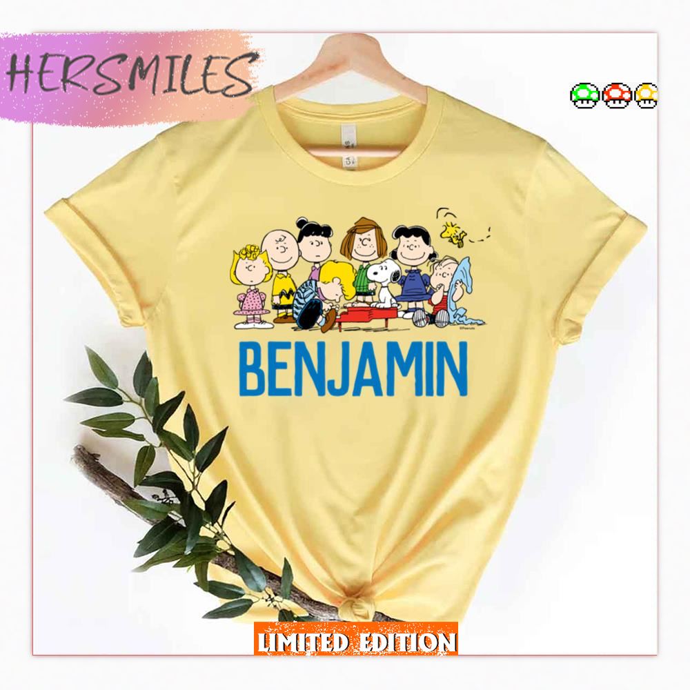 Custom Peanuts Charlie Brown And Gang Birthday Shirt
