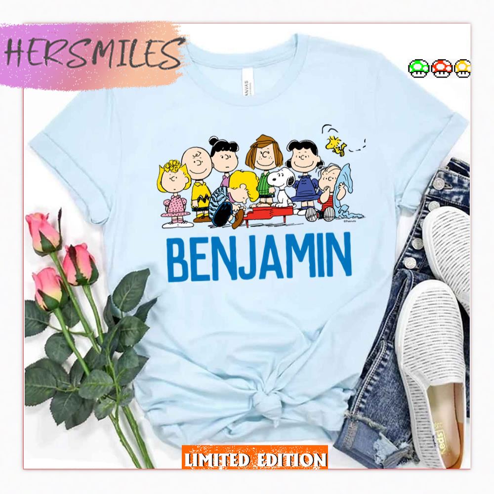 Custom Peanuts Charlie Brown And Gang Birthday Shirt
