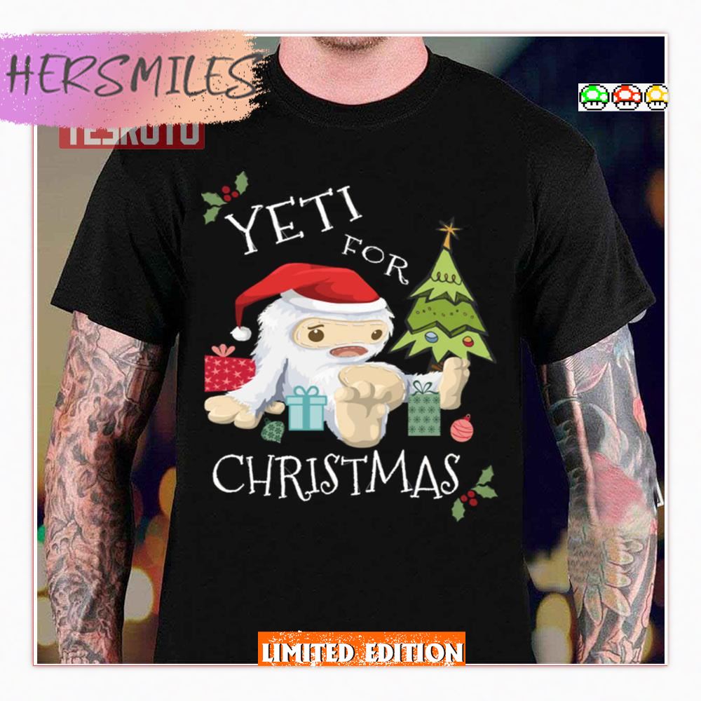 Cute Yeti For Christmas Abominable Snowman Shirt