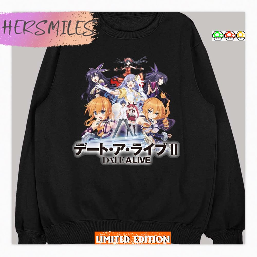 Date A Live All Characters For Anime Lovers Shirt