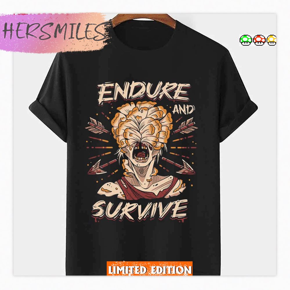 Endure And Survive Black Clover Horror Vintage Shirt