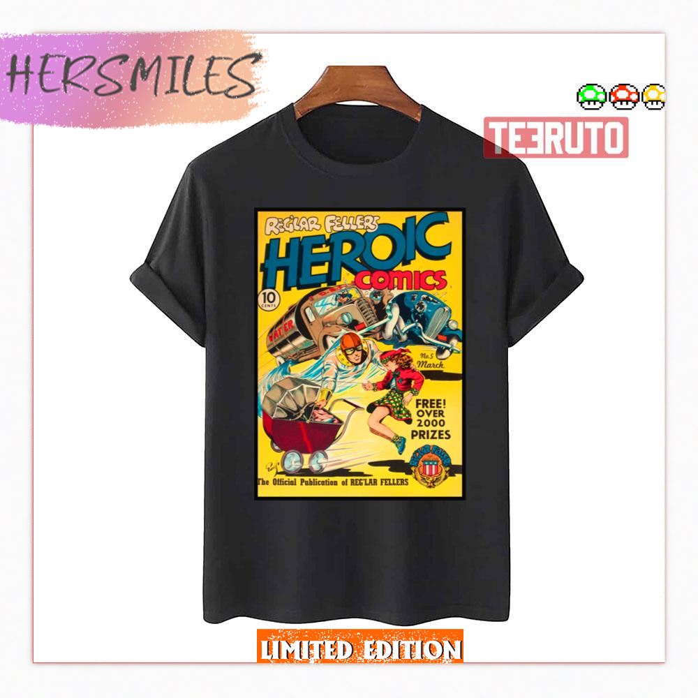 Fellers Heroic 90s Comic Design Shirt
