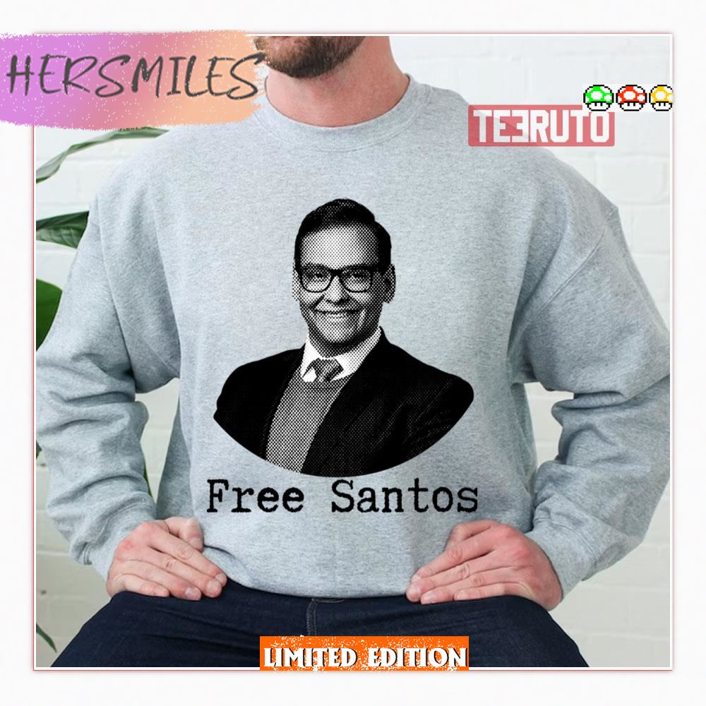 Free George Santos Black And White Sweatshirt