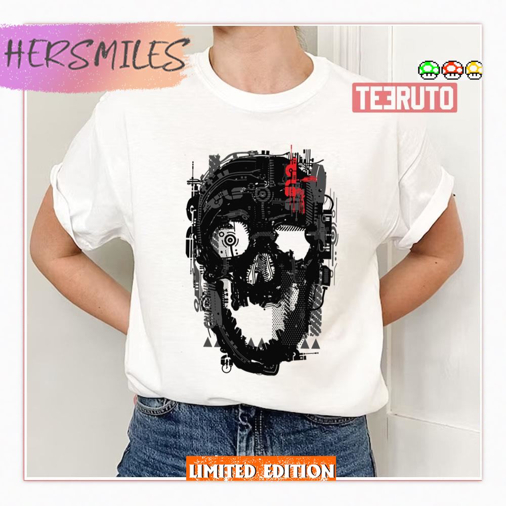 Funny Cyborg Graphic Robot From Game Cool Type Cyborgization Shirt