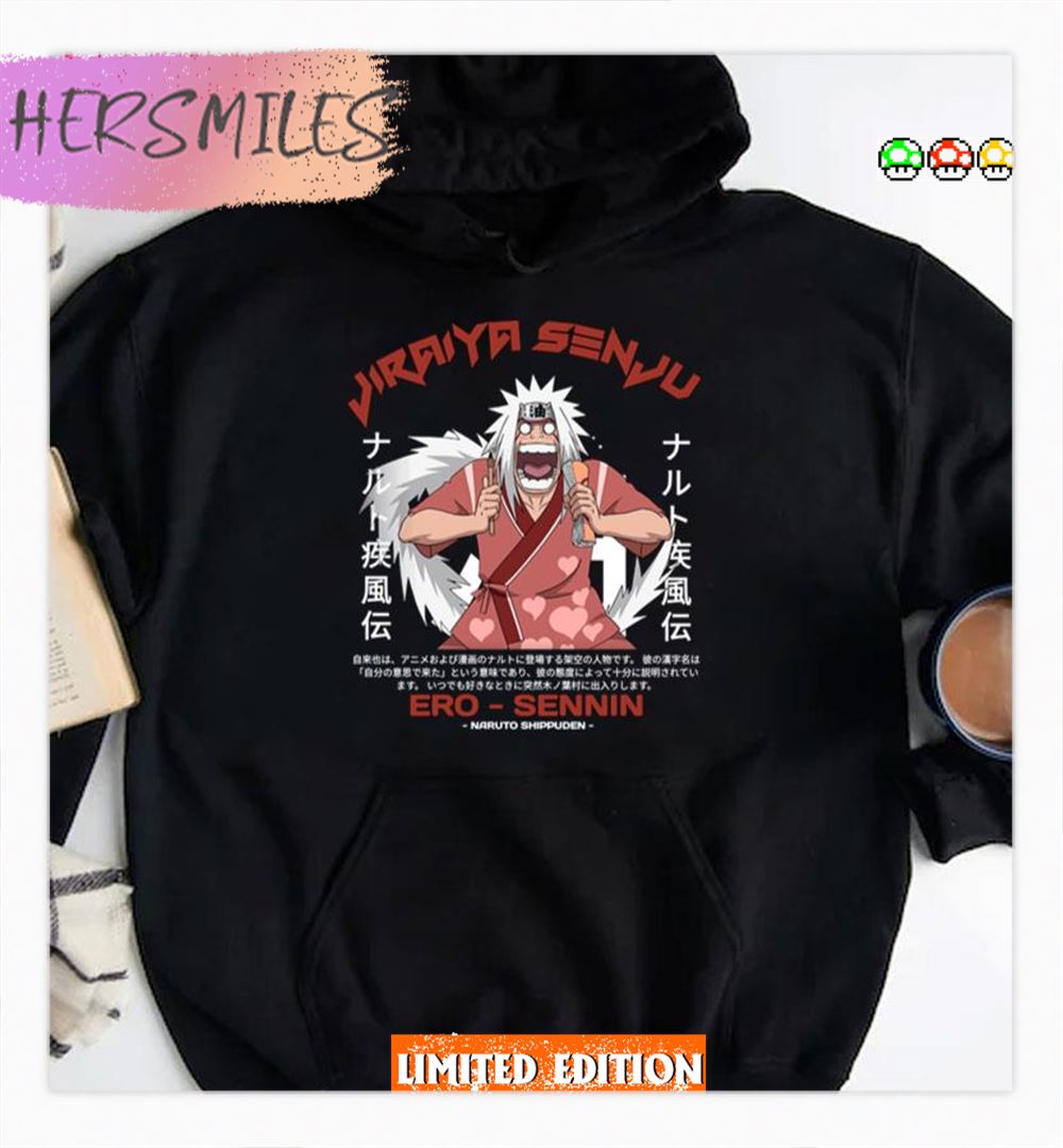 Funny Jiraiya Laughing Naruto Shippuden Shirt