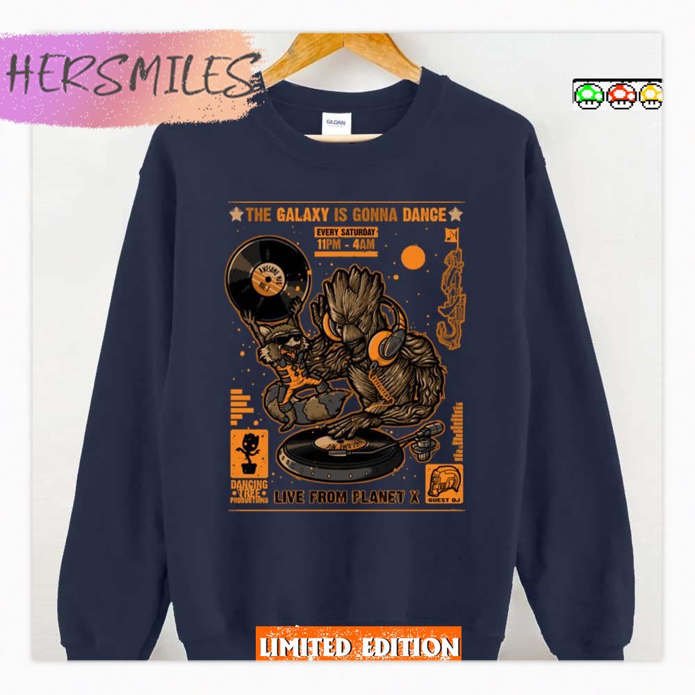 Galaxy Gig Dj Groot Guardians Of The Galaxy Shirt Galaxy Gig Dj Groot Guardians Of The Galaxy Shirt
