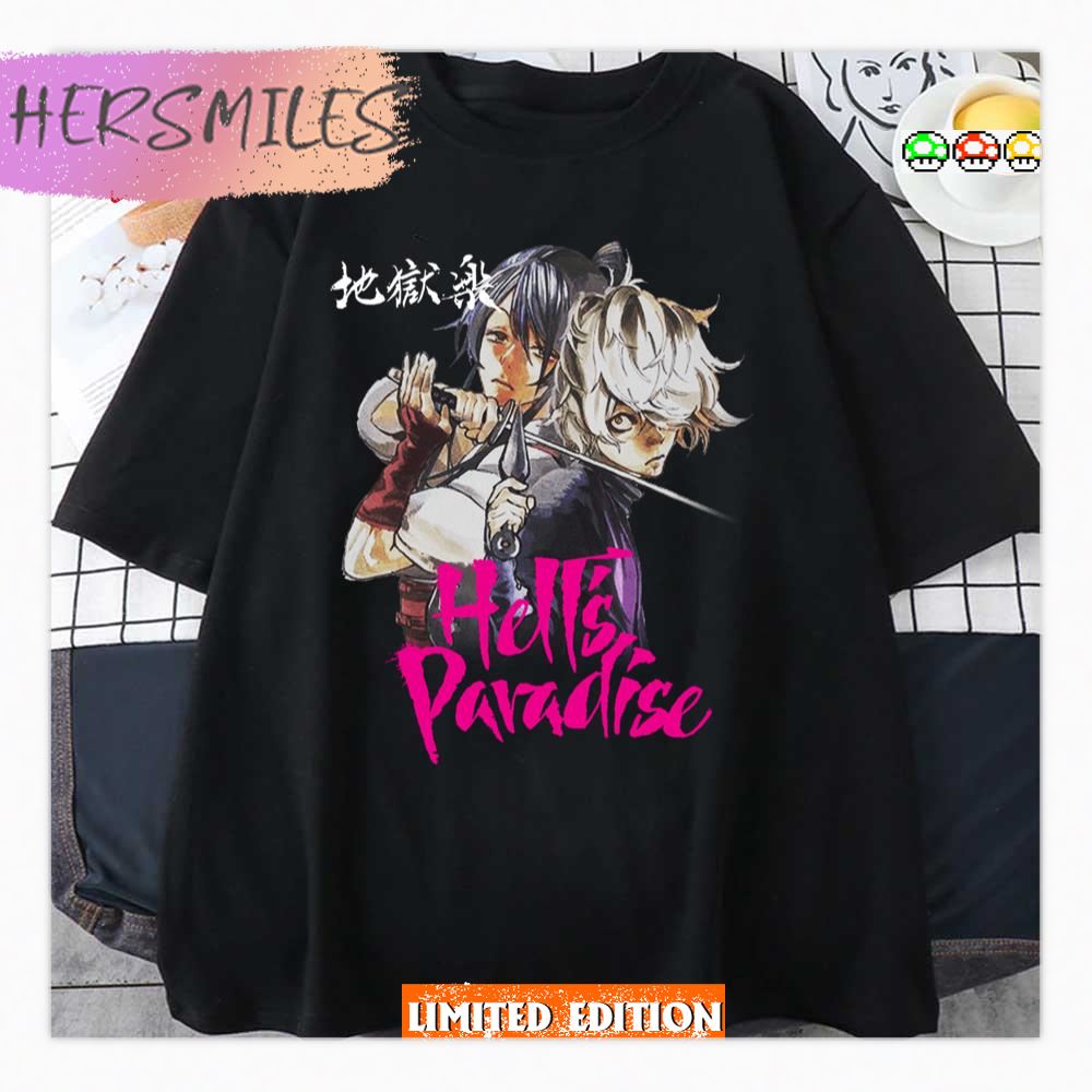 Hell’s Paradise Jigokuraku Gabimaru And Sagiri Anime Partners Shirt
