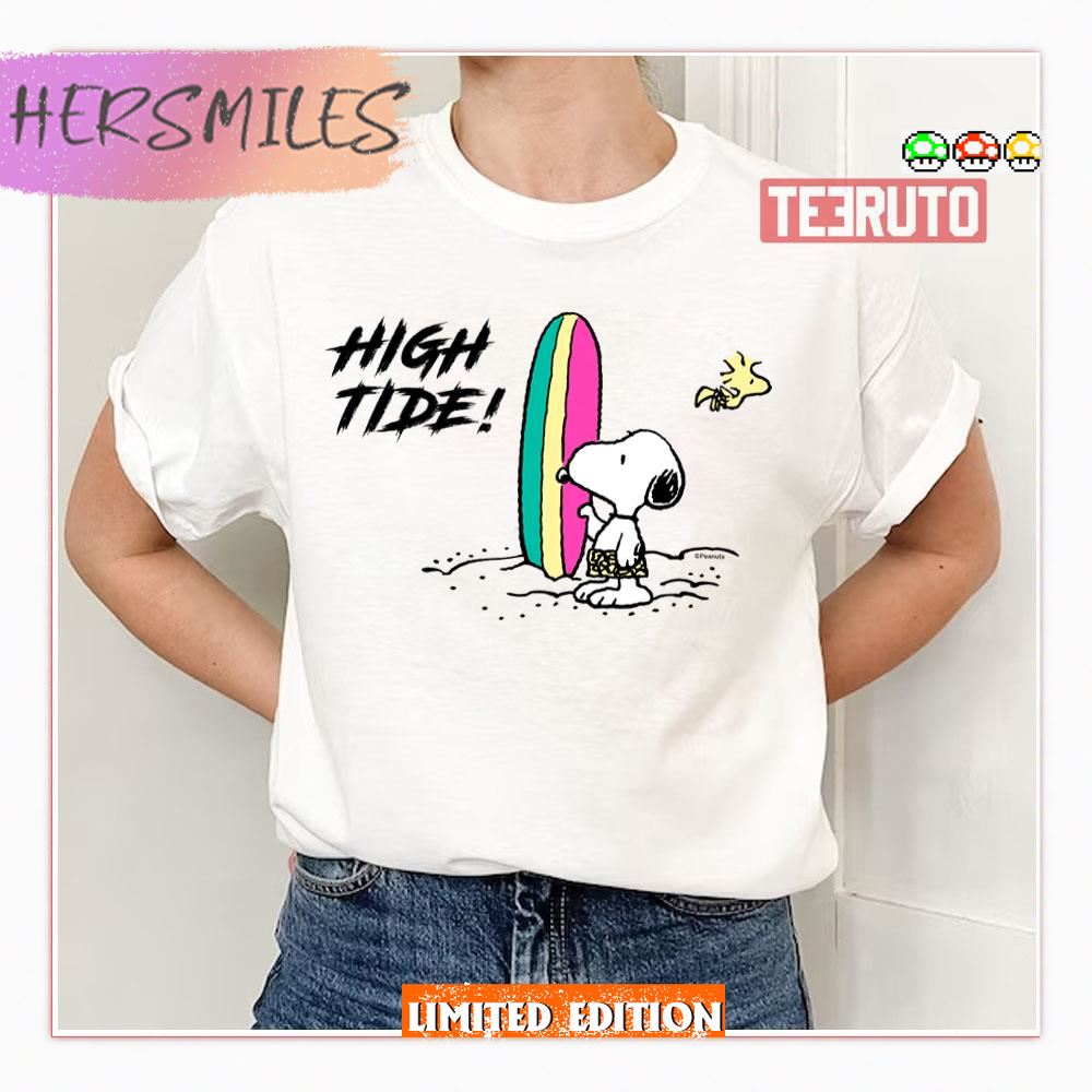 High Tide Peanuts Snoopy &amp Woodstock Shirt