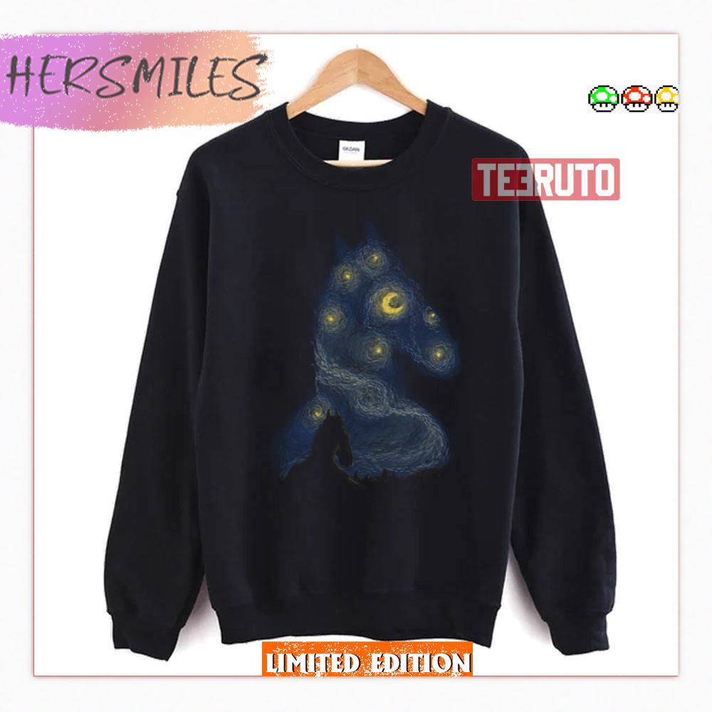 Hollywoo Starry Night Bojack Horseman Shirt Hollywoo Starry Night Bojack Horseman Shirt