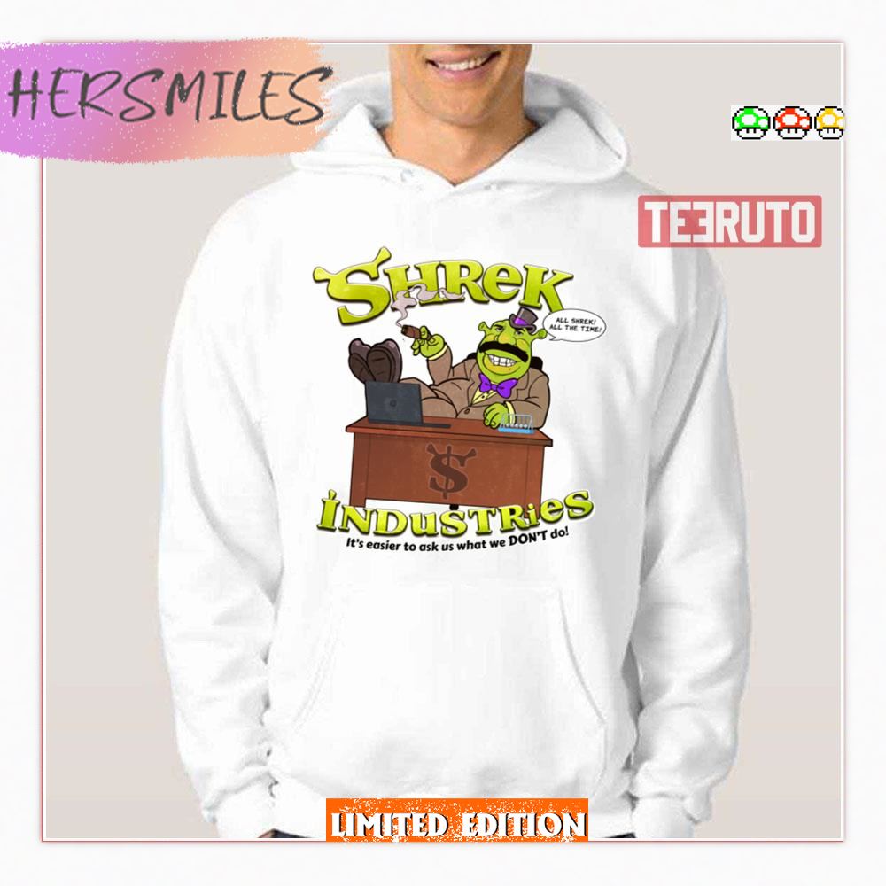 $hrek Industries Cartoon Art Shrek Shirt