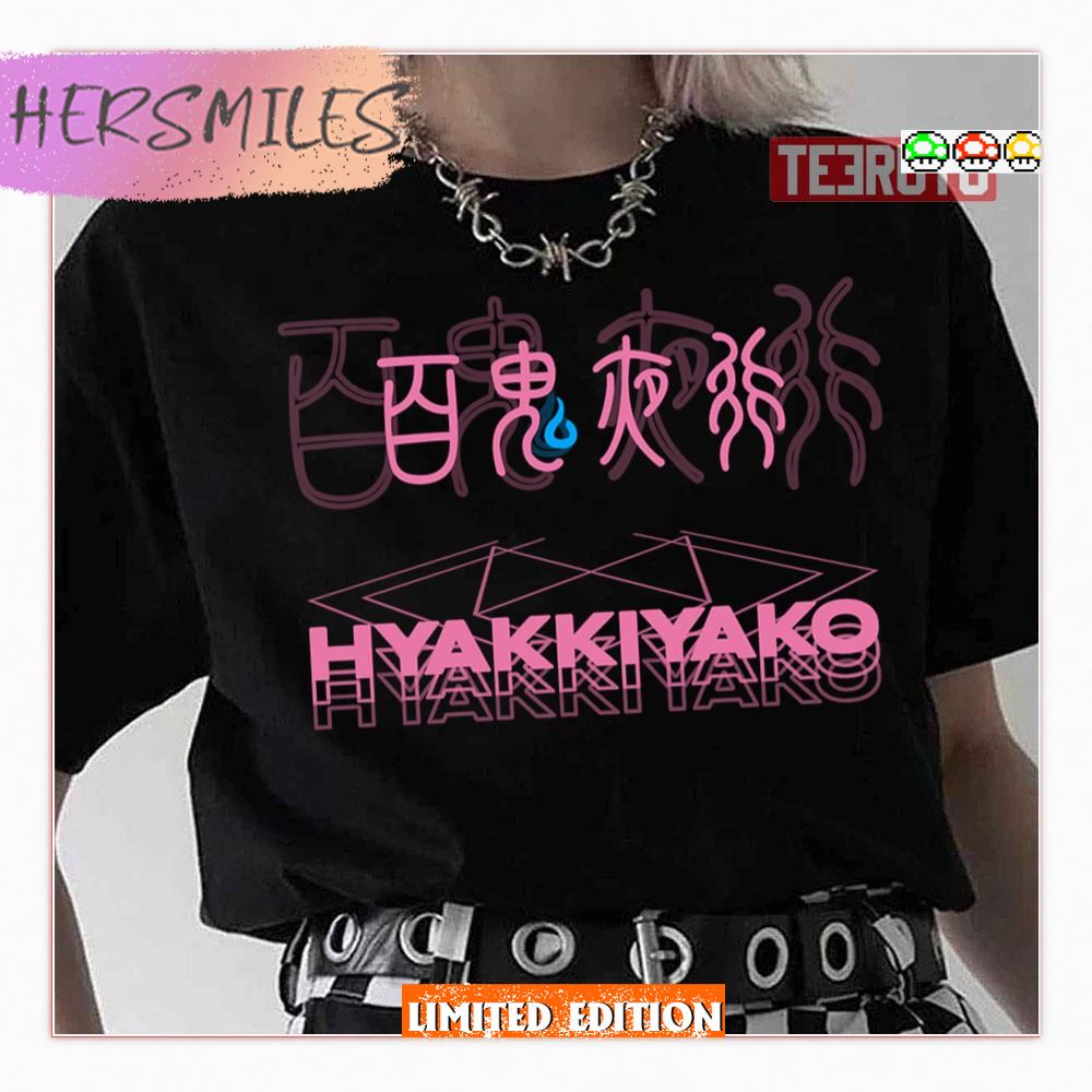 Hyakkiyako Pink Logo Blue Archive Shirt