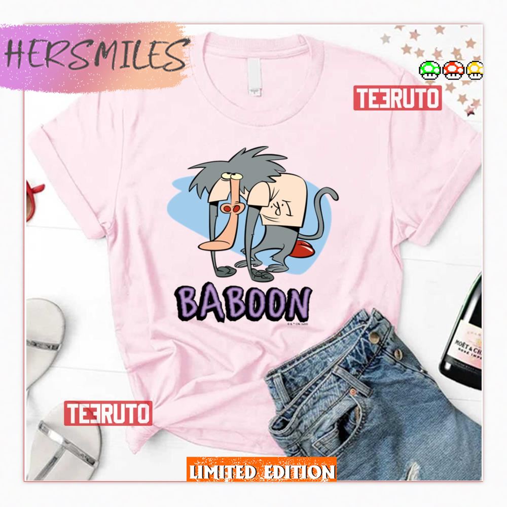 I R Baboon Character Graphic I Am Weasel Shirt