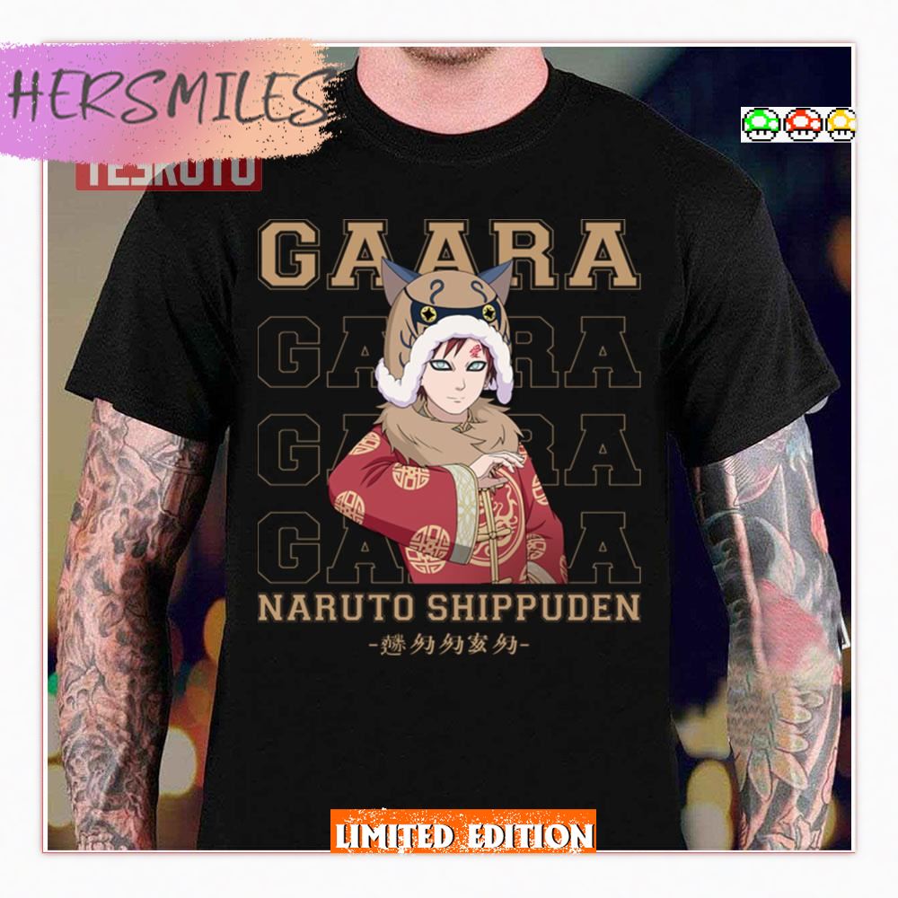 Kagekaze Gaara Definition Naruto Shippuden Shirt