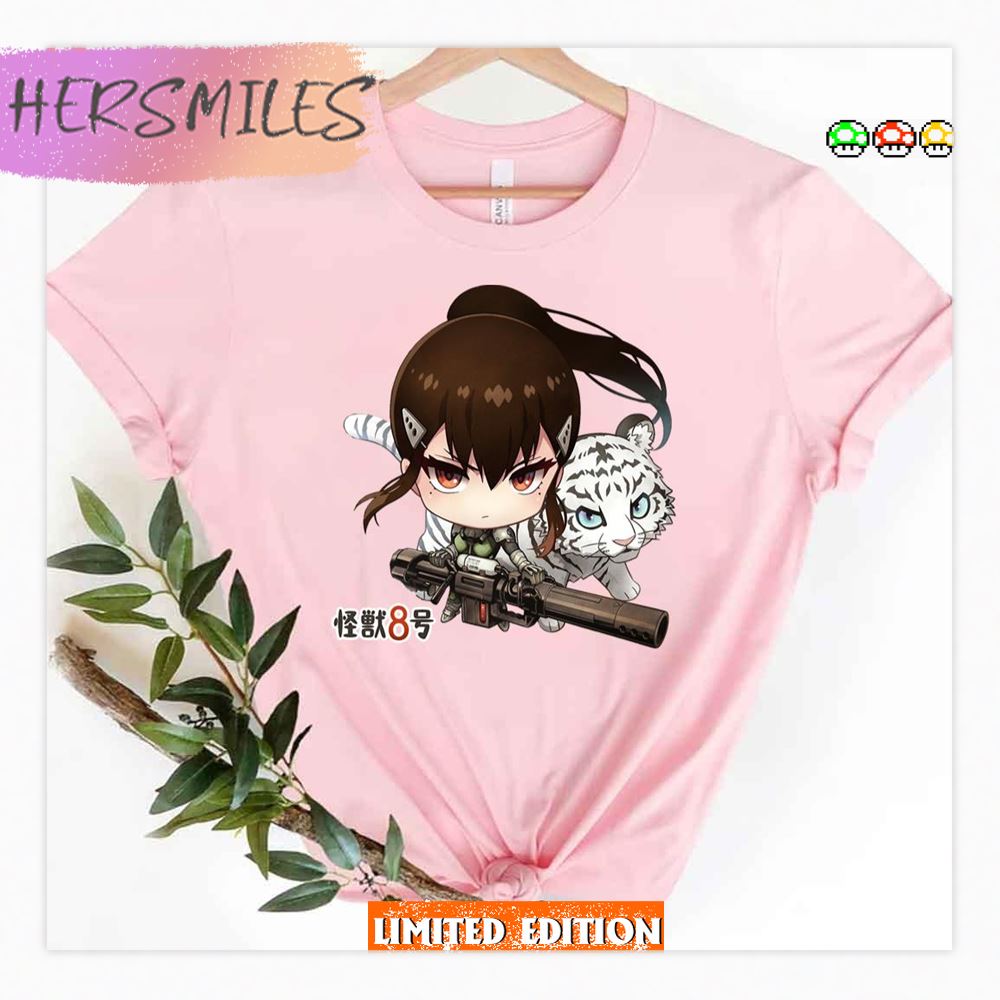 Kawaii Kaiju No 8 Mina Ashiro Chibi Shirt Kawaii Kaiju No 8 Mina Ashiro Chibi Shirt