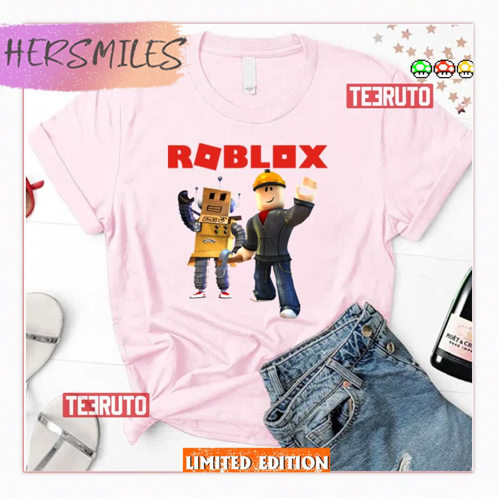 Kids Design Roblox Builder Shirt - Hersmiles