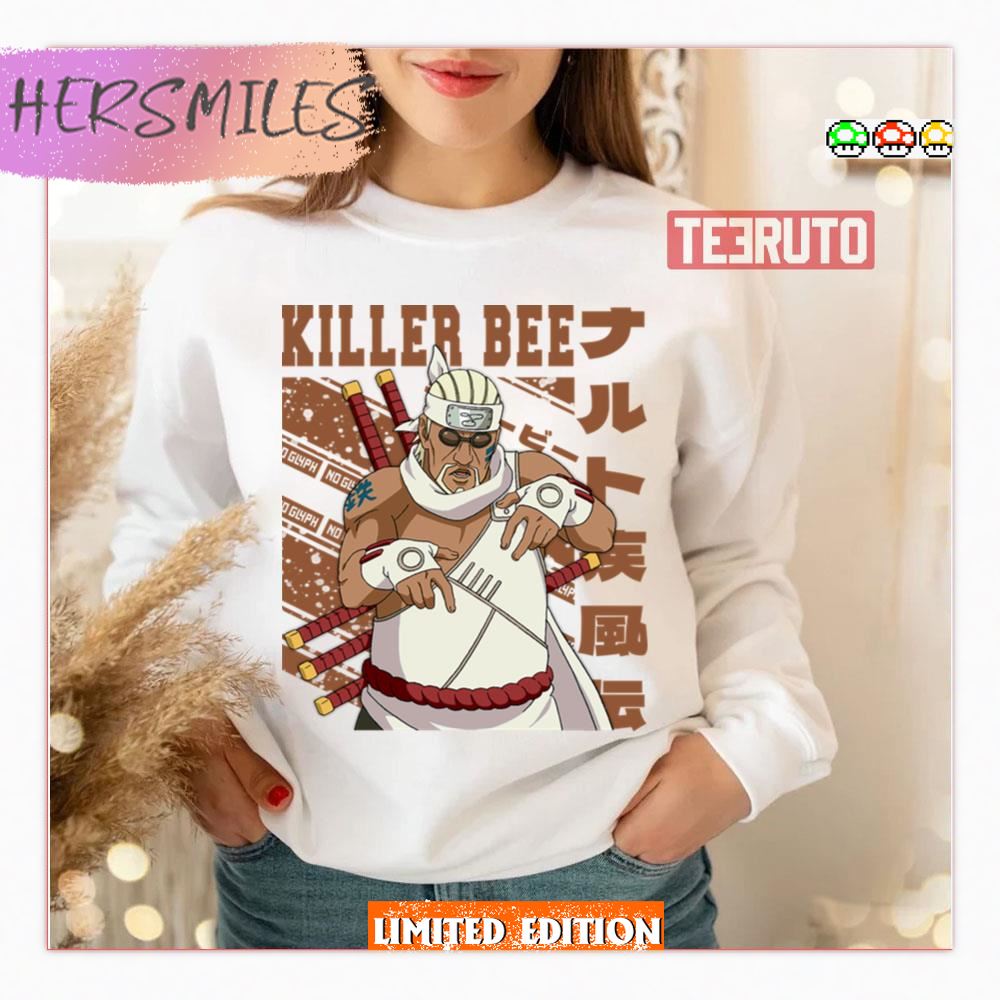 Killer Bee Anime Graphic Naruto Shippuden Sweatshirt