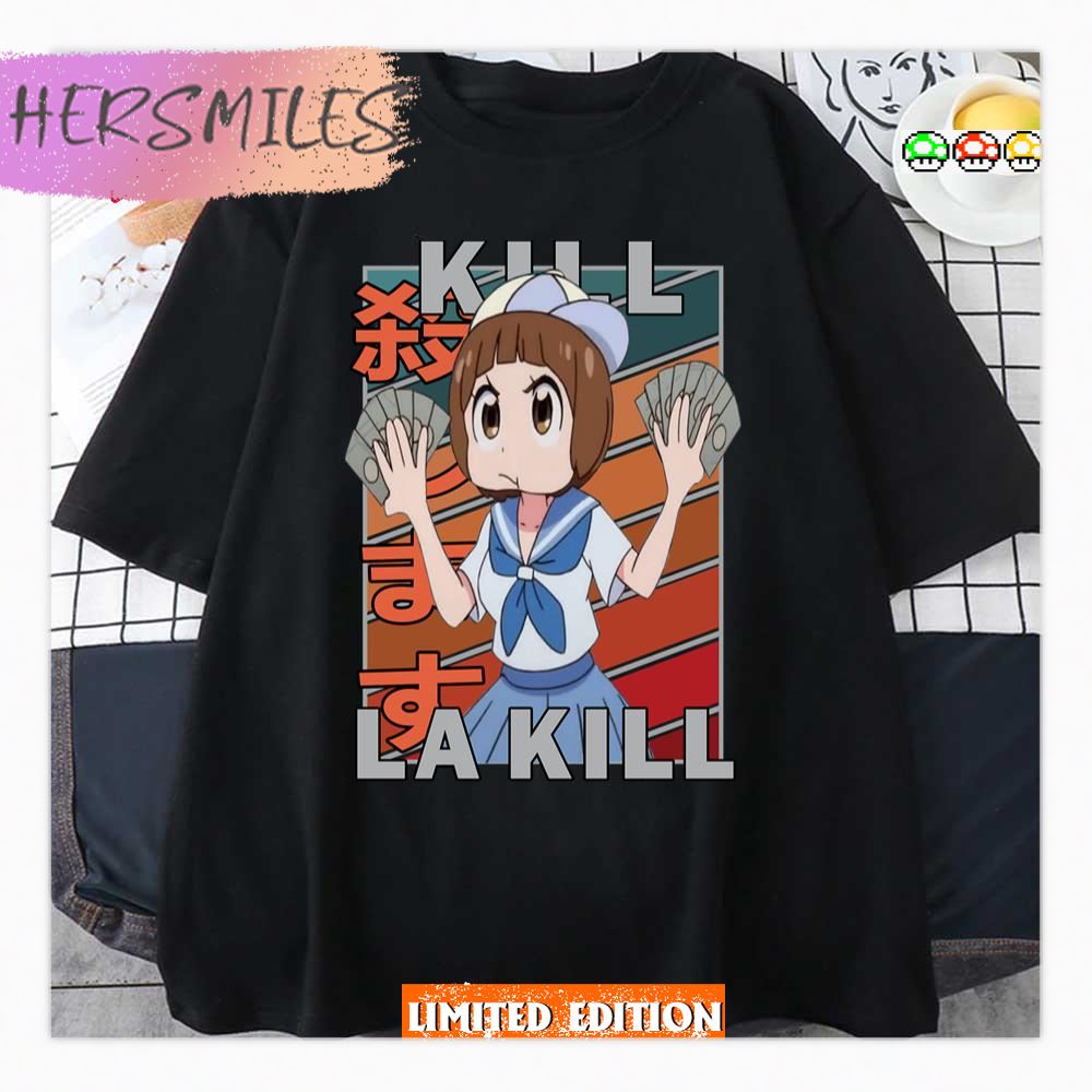 Kiru Ra Kiru Mako Mankanshoku Kill La Kill Vintage Color Palette Design Shirt