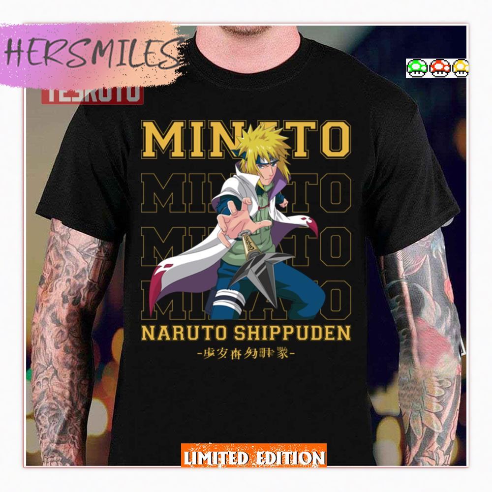 Namikaze Minato Yellow Graphic Naruto Shippuden Shirt