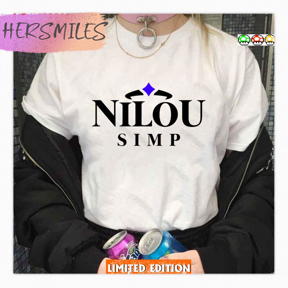 Nilou Simp Genshin Impact Black Design Ver Shirt