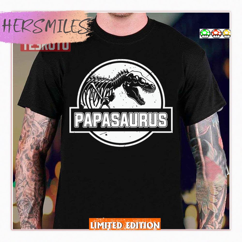 Papasauras Great Fathers Day Shirt