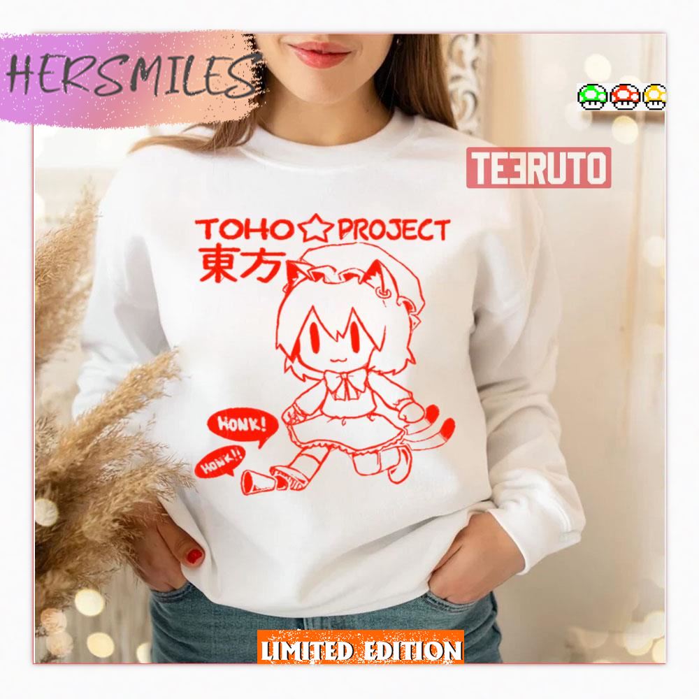 Red Lineart Chen Touhou Project Sweatshirt