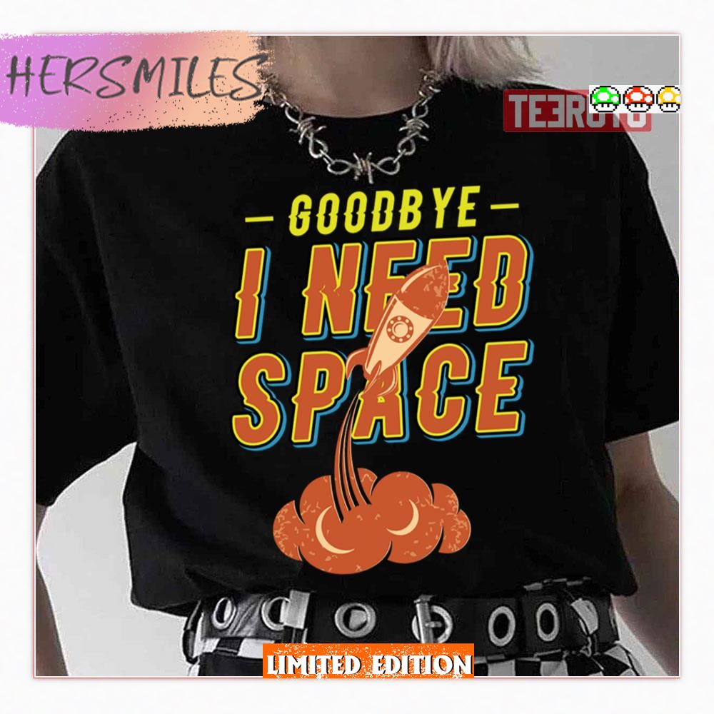 Rocket Scientist Funny Goodby Outerspace Astronaut Shirt