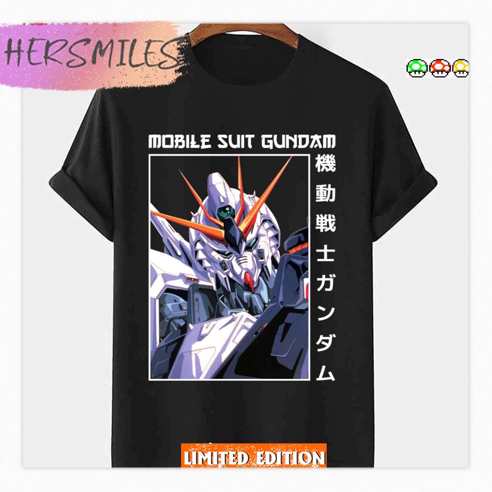 Rx 93 Gundam Mobile Suit Gundam Anime Fanart Shirt