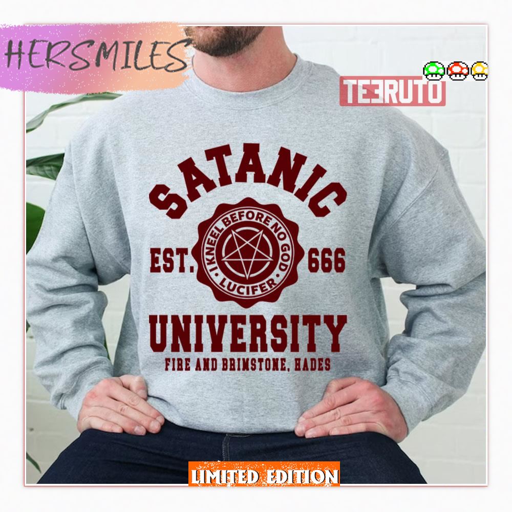 Satanic University Satanism Occult Sweatshirt
