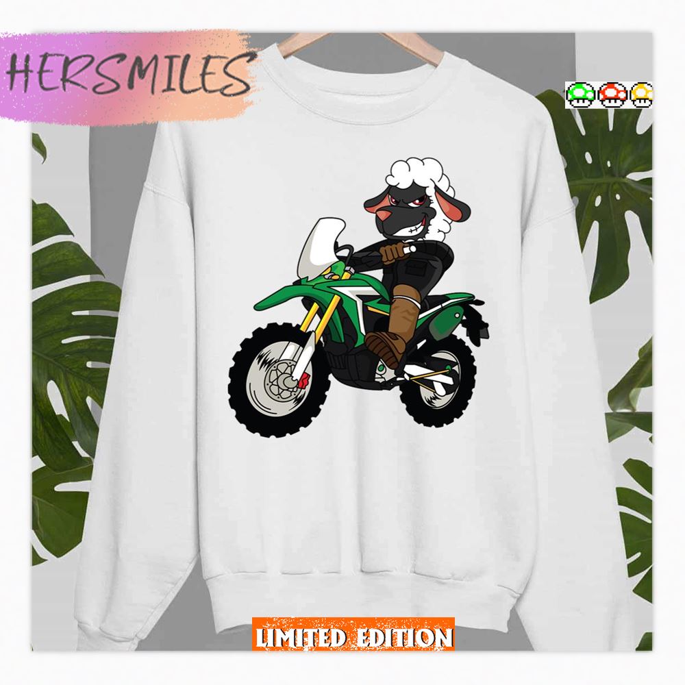 Sheep Biker Funny Art Shirt Sheep Biker Funny Art Shirt