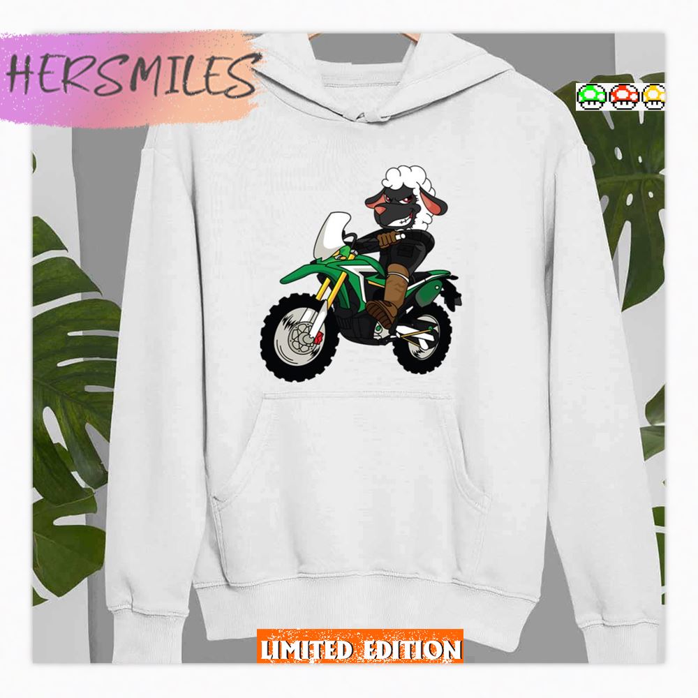 Sheep Biker Funny Art Shirt Sheep Biker Funny Art Shirt