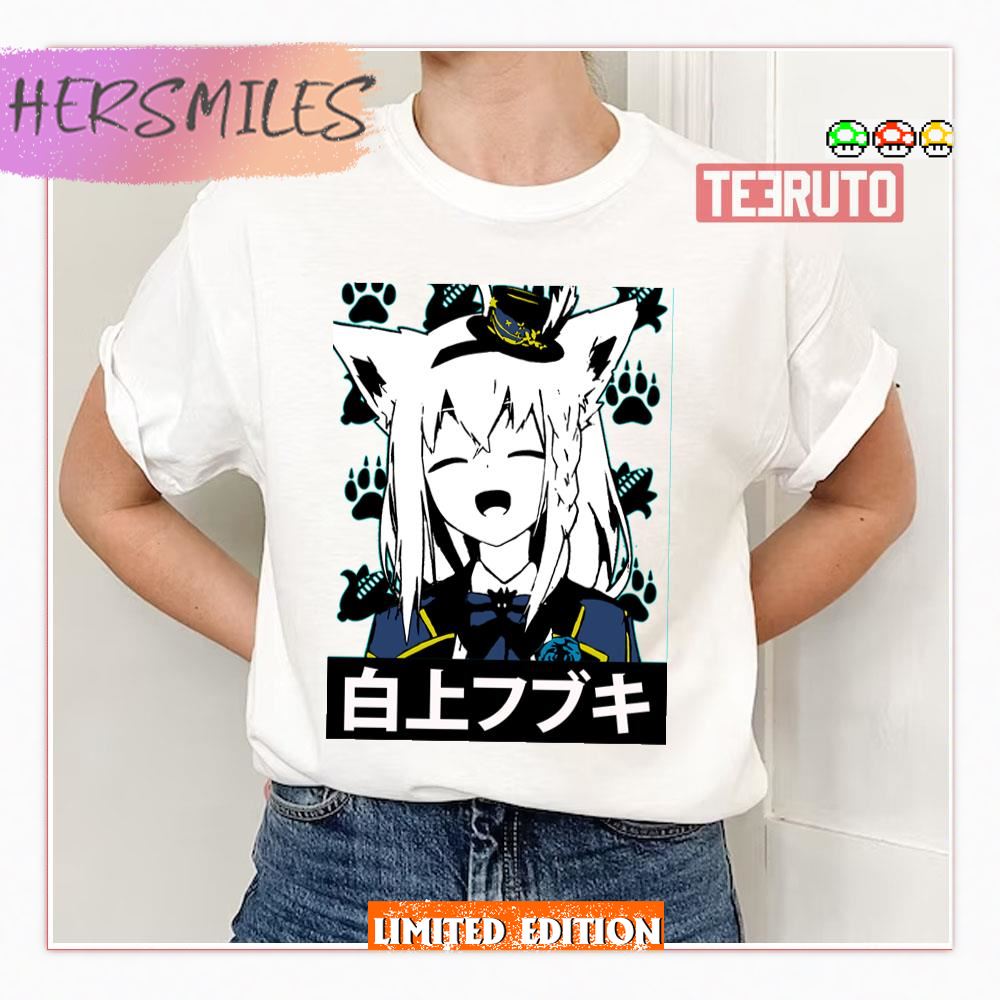 Shirakami Fubuki Smile Friend Hololive Shirt - Hersmiles