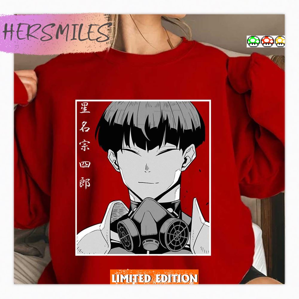 Soshiro Hoshina Kaiju No8 Smiling Eyes Shirt