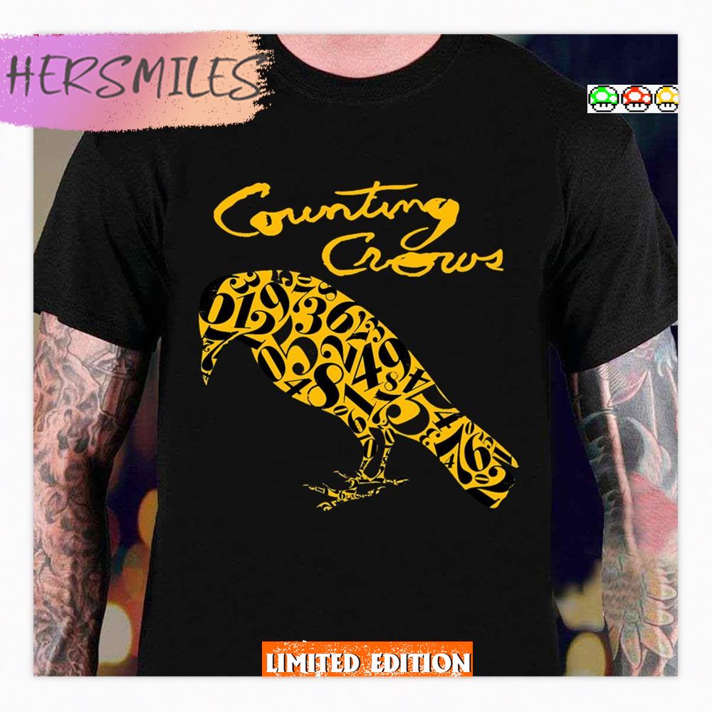 The Numbers Counting Crows Rock Band Shirt