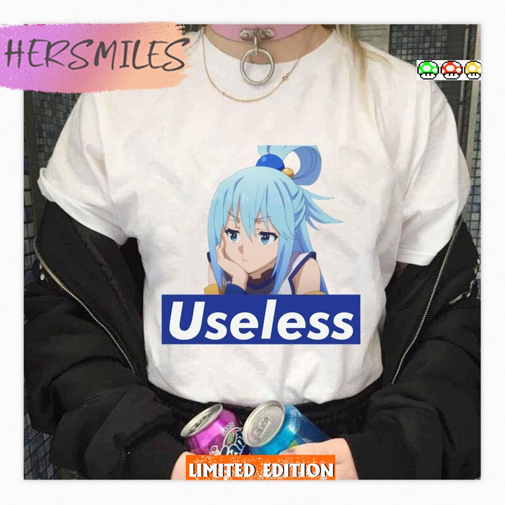 Useless Aqua Konosuba Thinking Shirt