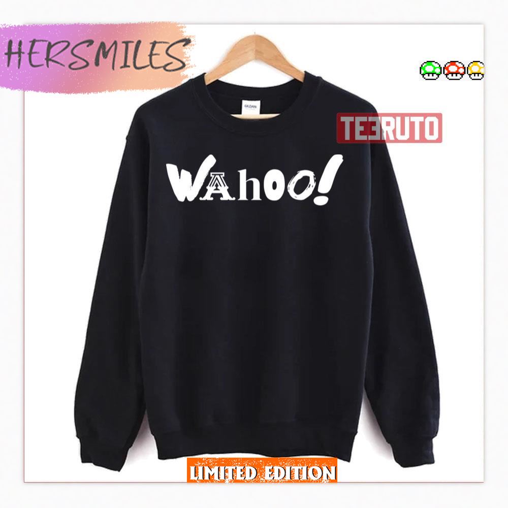 Wahoo White Print Good Omens Sweatshirt