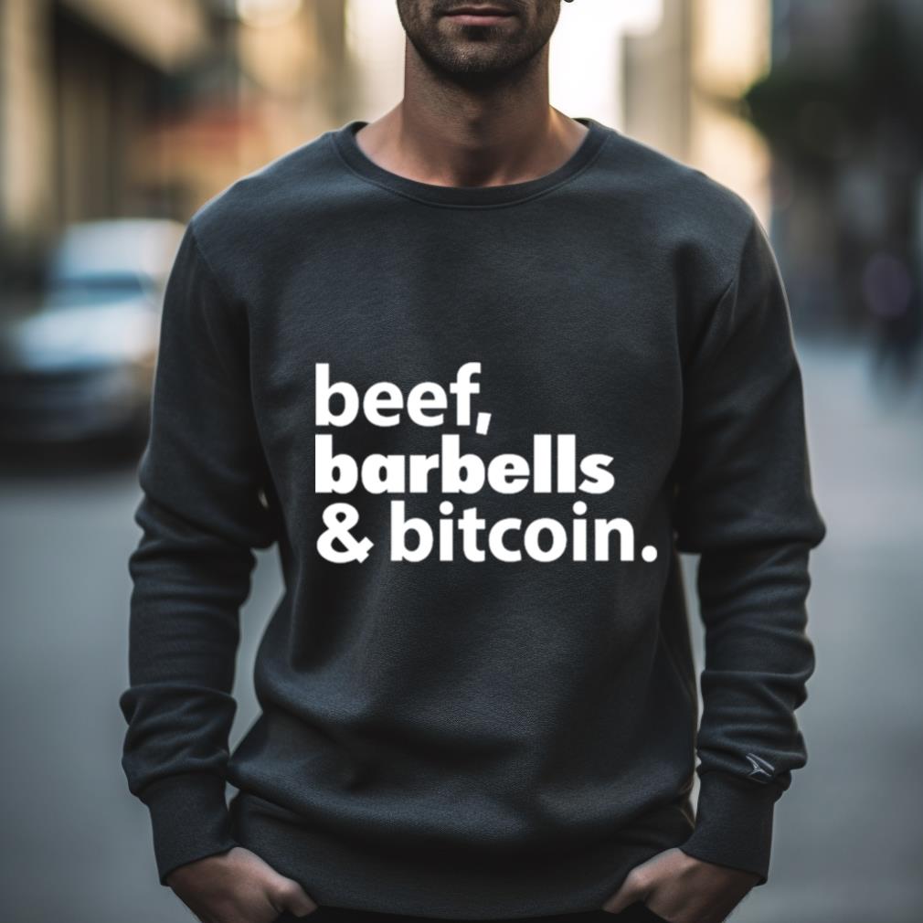 2023 Beef barbells and bitcoin tee