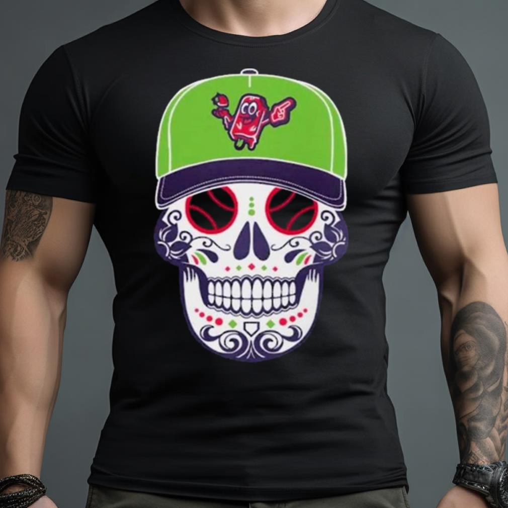 2023 Beloit Paletas Strawberry COPA Sugar Skull Shirt