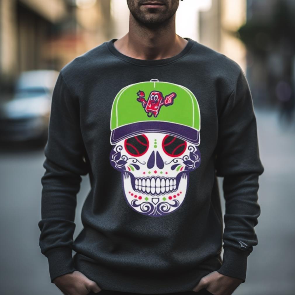 2023 Beloit Paletas Strawberry COPA Sugar Skull Shirt